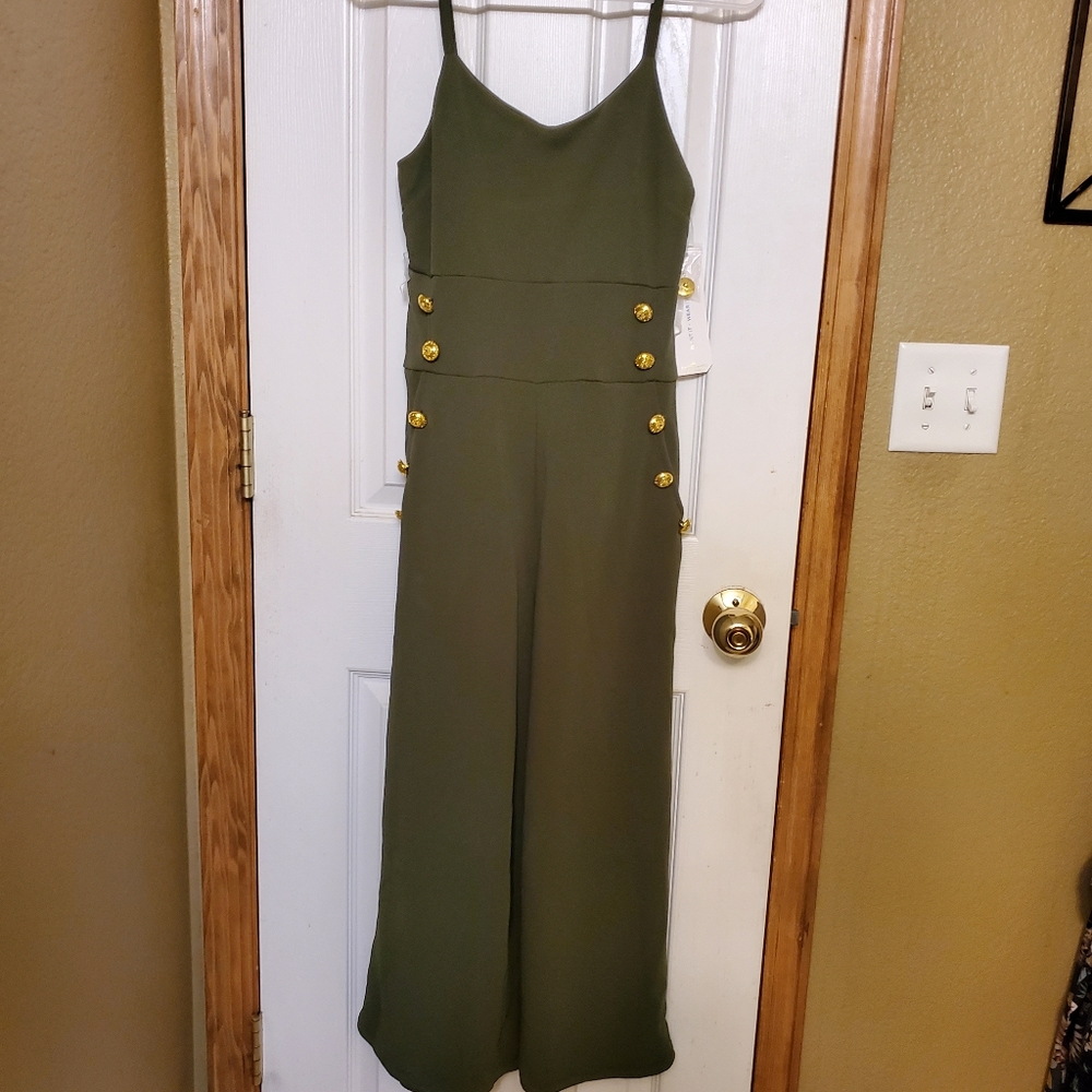 Green jumpsuit